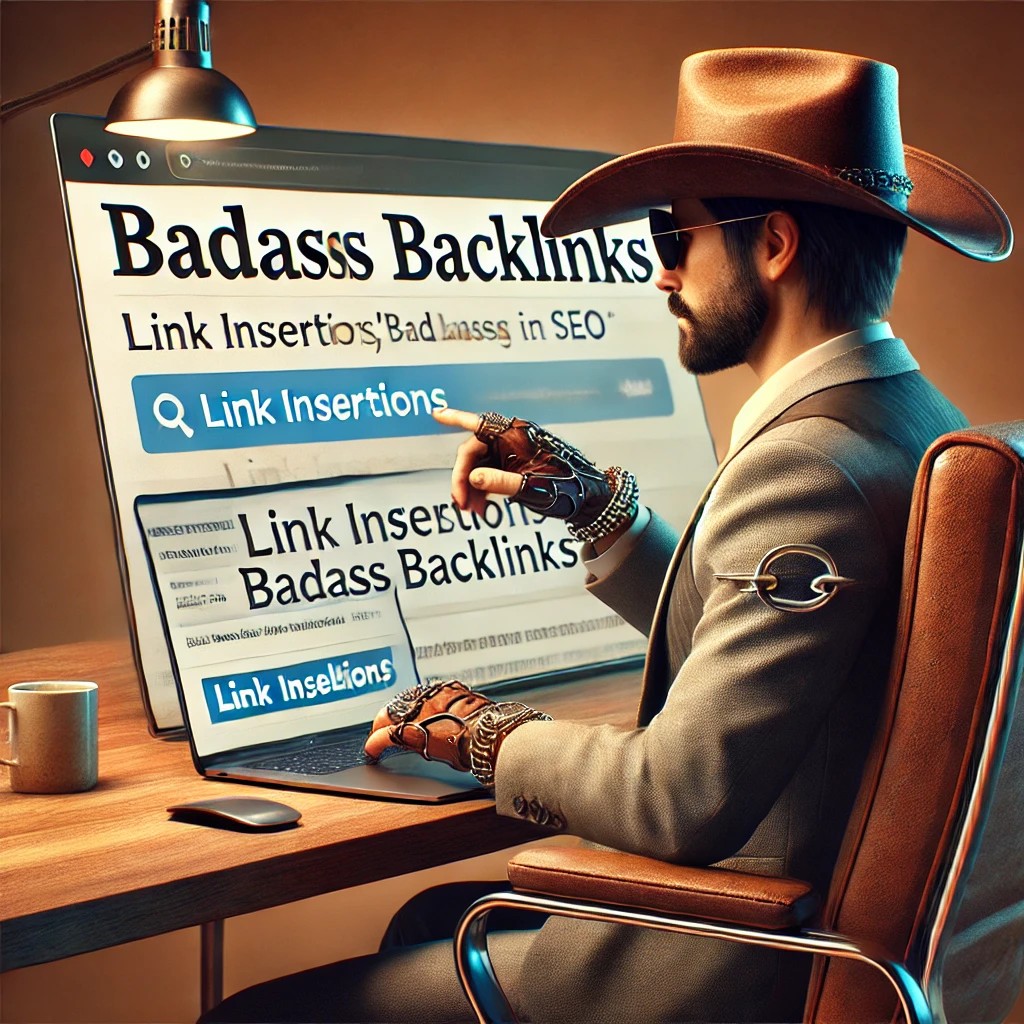 SEO link building service inserting backlinks into niche blog articles