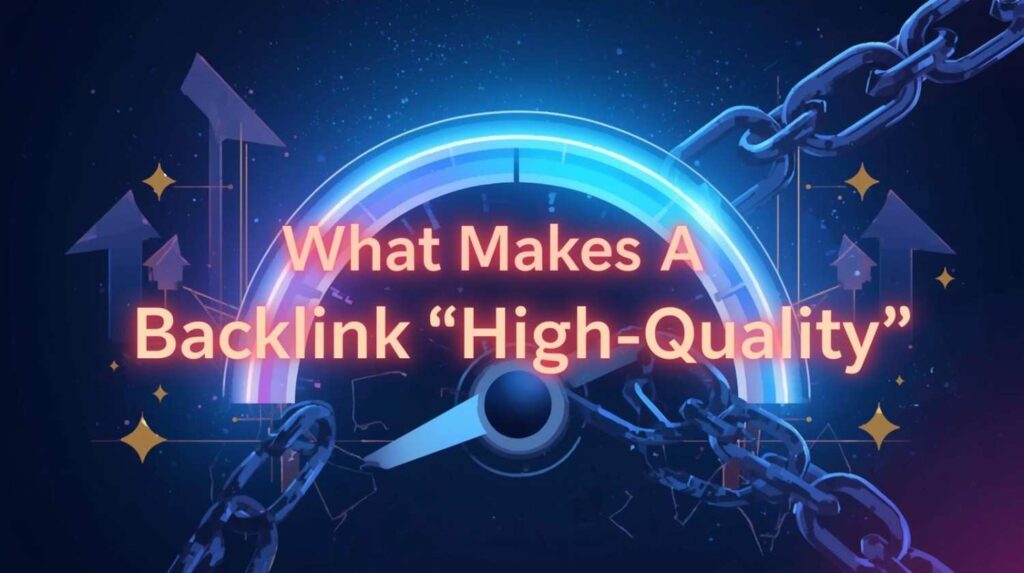 What Makes a Backlink High-Quality?